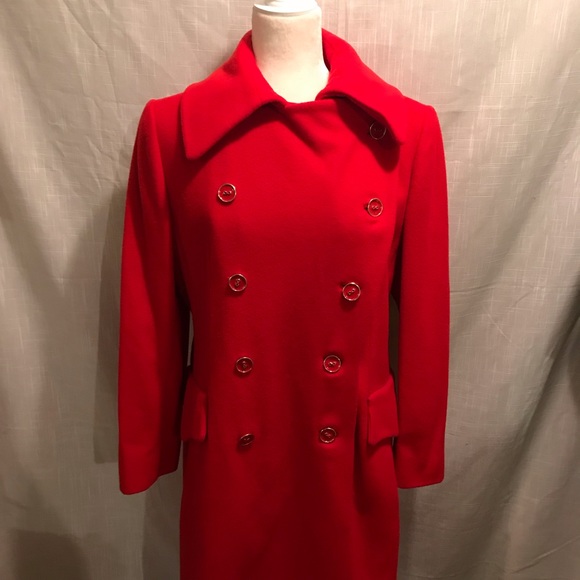 Riva Designs Jackets & Blazers - Vintage Riva red coat 8